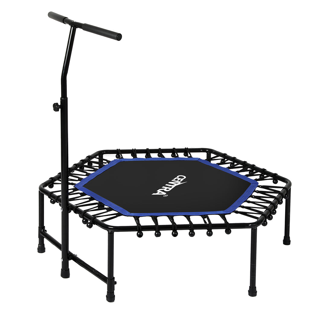 Mini Trampoline Rebounder Black 122x122x132cm