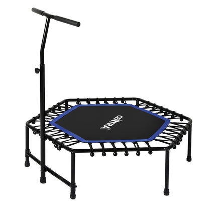 Mini Trampoline Rebounder Black 122x122x132cm