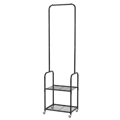 Heavy Duty Garment Rack 2 Shelf 52x40x179cm