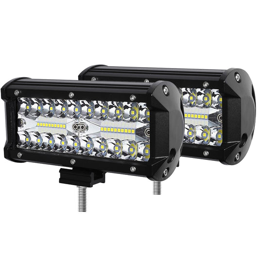 LED Light Bar Caravan Camping Spot Flood 6-Inch - 2 Pack