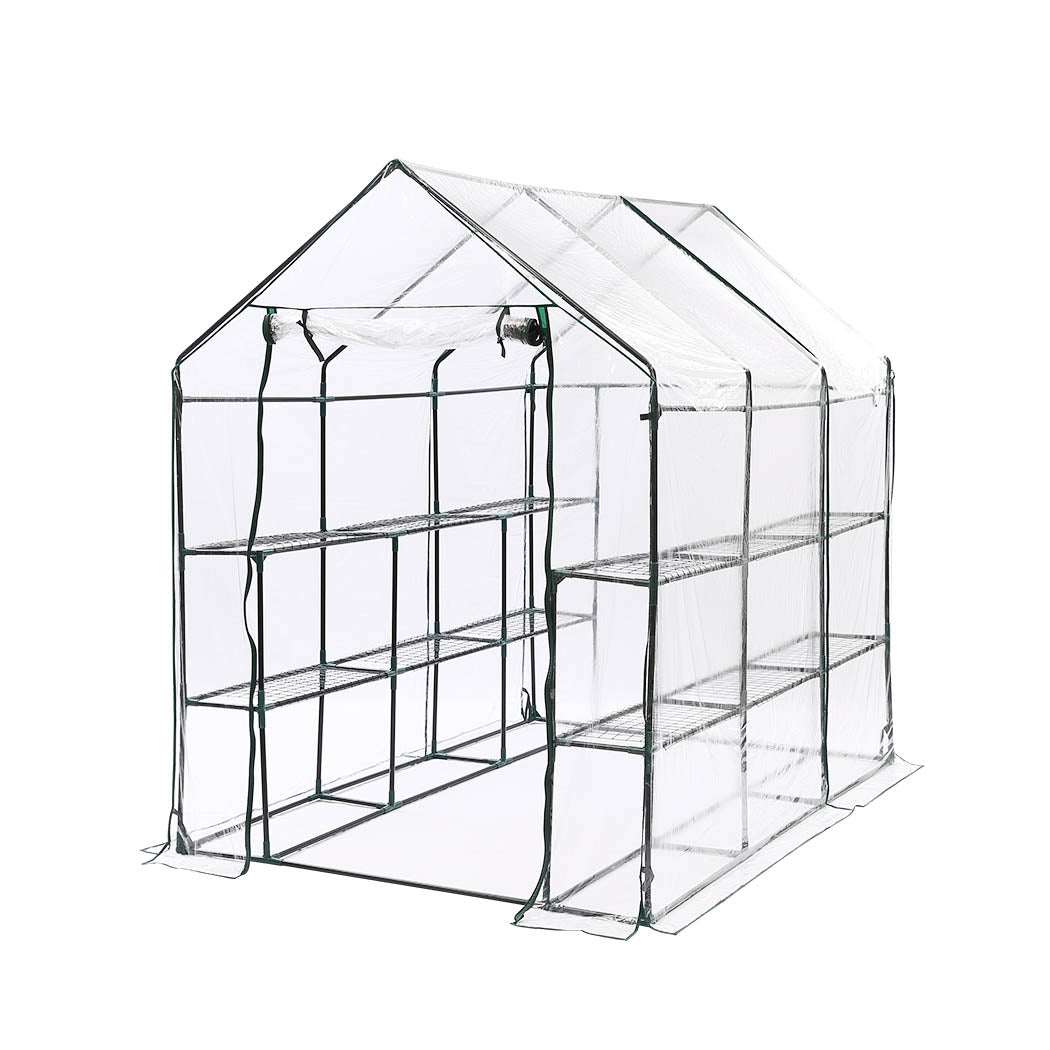 Greenhouse Walk In 3 Tier Garden
