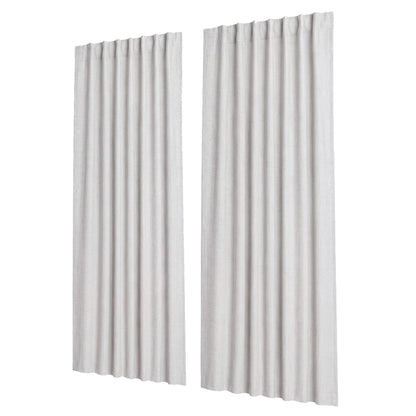 Marlow 2 Panels Blackout Curtains Linen Look Curtain Draperies Window Bedroom