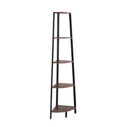 Contemporary 5 Tier Corner Shelf Industrial  Soft Cushion Classic