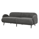 Modern Cloud Sofa 3 Seater Sherpa Fleece Beige Space-Saving Design