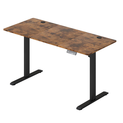 Electric Standing Desk Adjustable Height 140x60x72cm