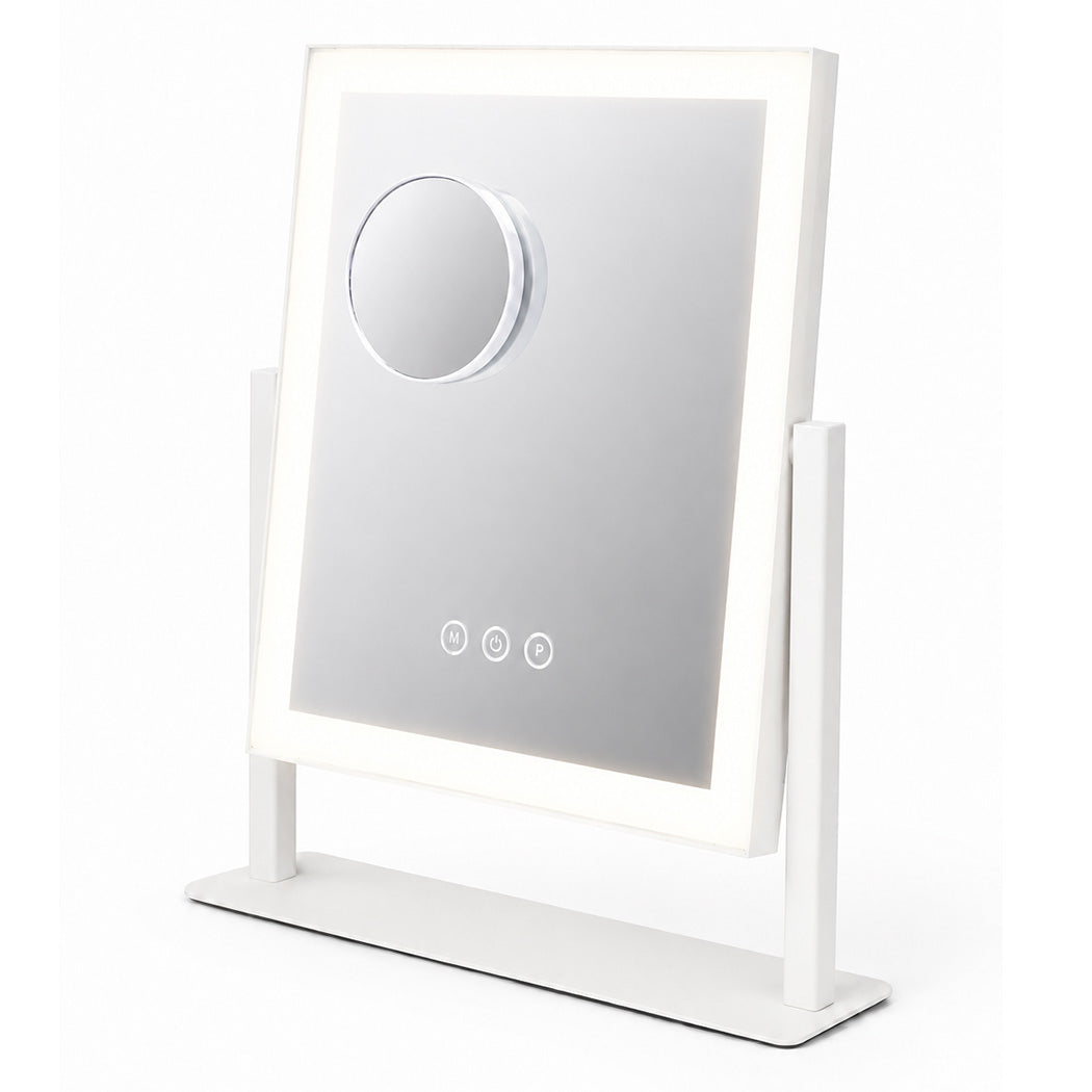 Vanity Mirror With Lights 10X Magnifier 36.7x30x6.2cm