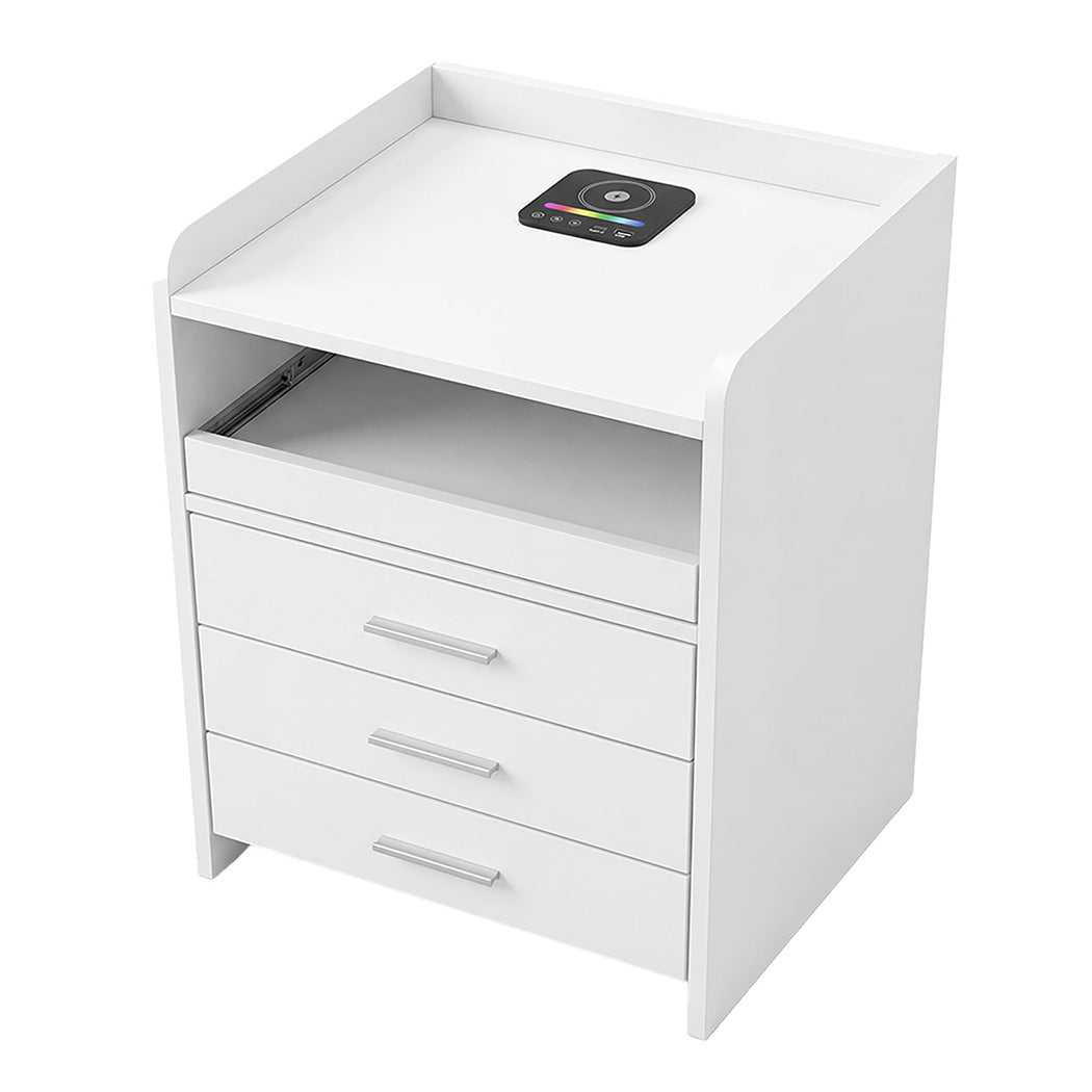 Smart Bedside Table With Wireless Charging 39.5x31.5cm