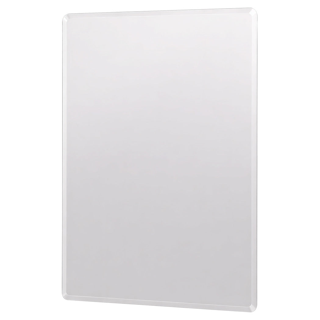 Frameless Wall Mirror Tempered Glass 60x45cm | HomeAndLiving