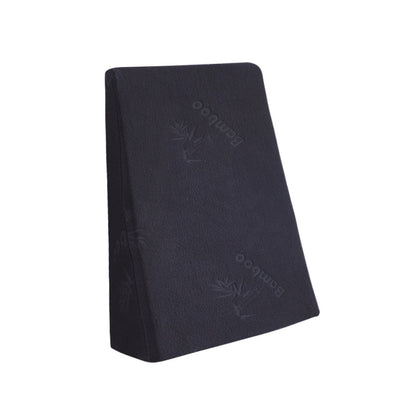 Cool Gel Memory Foam Bed Wedge Pillow With Cover Black 10