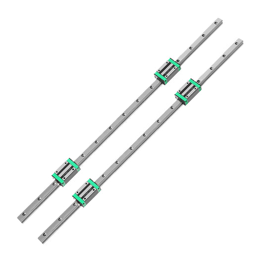 Linear Guide Rail HGH20CA Slider Block Bearing Steel CNC 2PCS