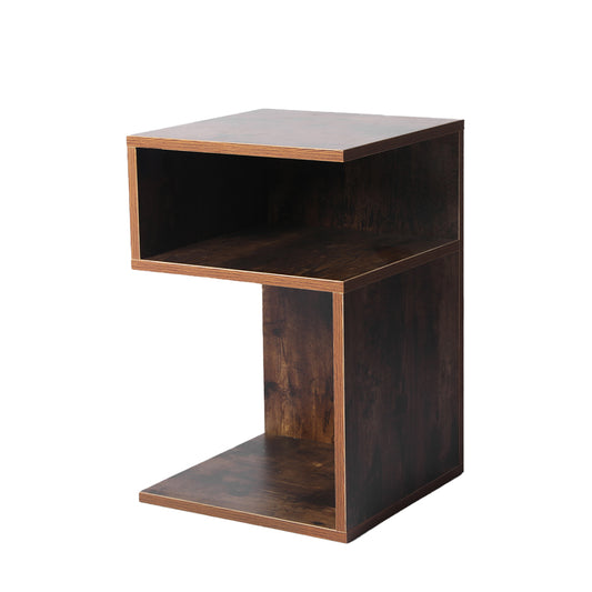 Contemporary Bedside Tables Drawers Side Table Oak  Sleek Modern Look