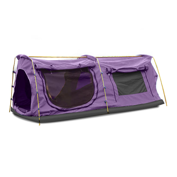  King Single Swag Camping Swags Purple