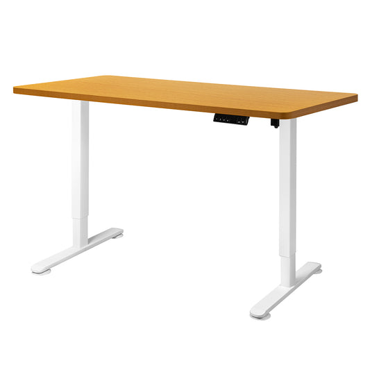 Stylish Motorised Standing Desk Height 120cm Natural 800x 1.5MM