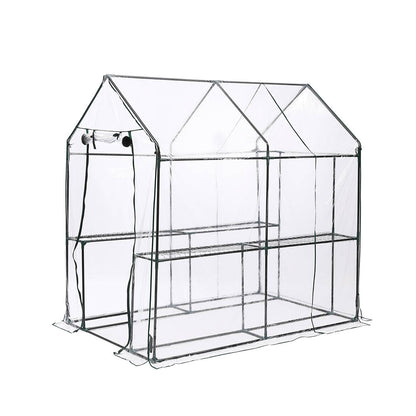 2 Tier Walk In Greenhouse Garden