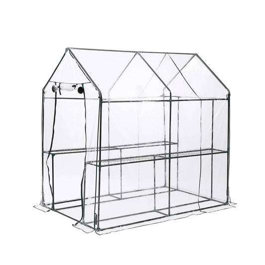 2 Tier Walk In Greenhouse Garden