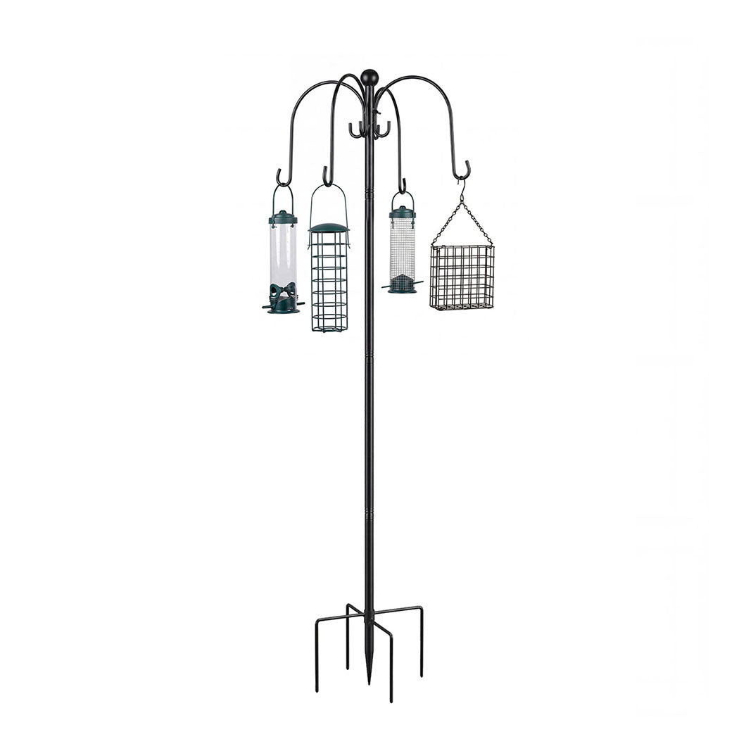 Bird Feeder Station 8 Hooks 224cm Outdoor | HomeAndLiving - 2