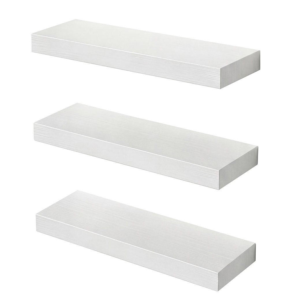 Floating Wall Shelves Set 3 MDF Display | HomeAndLiving