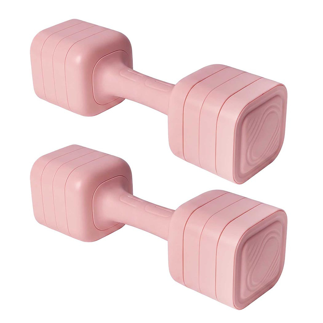 Adjustable Dumbbells Set Pink 32x10x10cm
