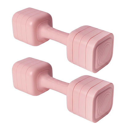 Adjustable Dumbbells Set Pink 32x10x10cm