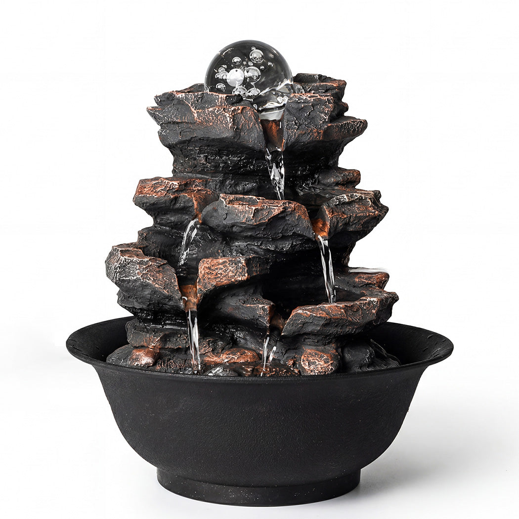 Tabletop Water Fountain 3-Speed 21x21x24cm