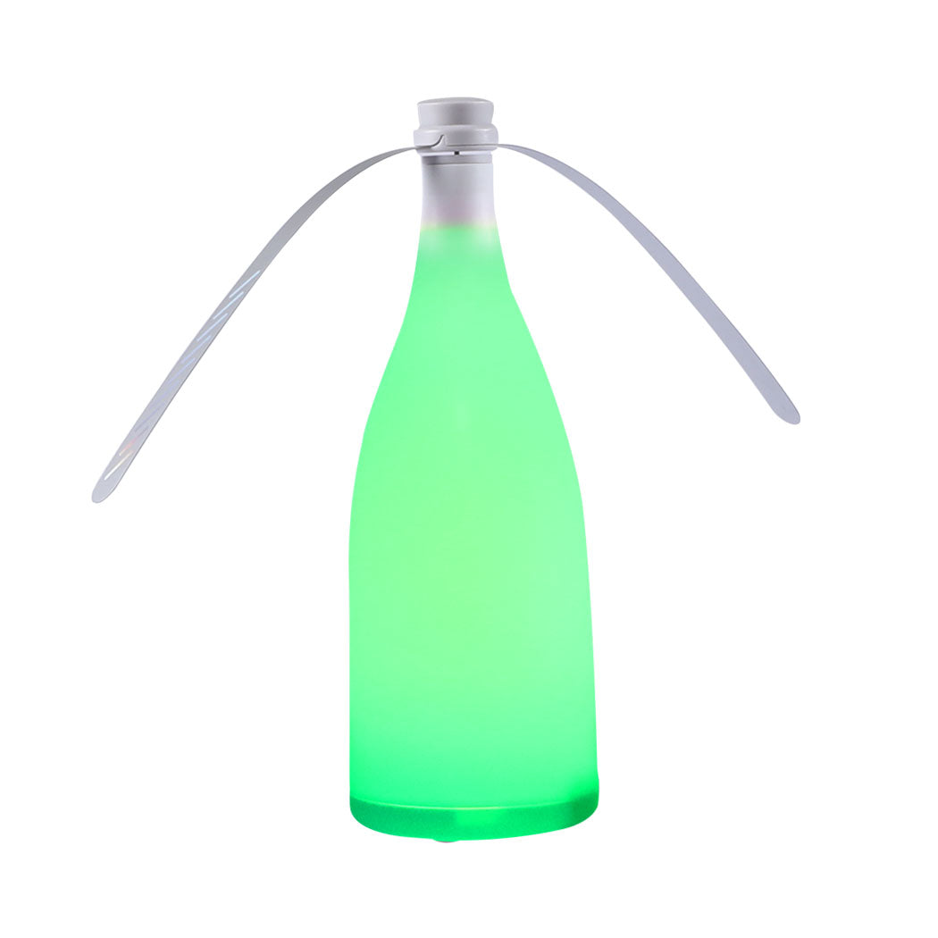 LED Repellent Fly Fan Entertaining Green