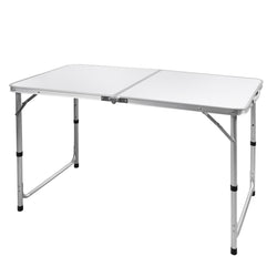 Folding Camping Table Aluminium Silver