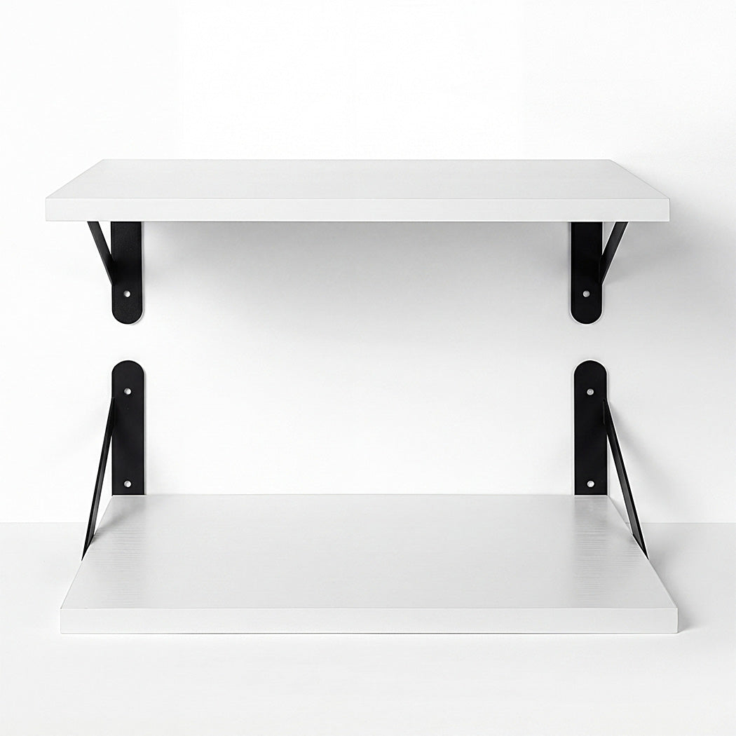 Floating Wall Shelves 2pc Deep Mounted | HomeAndLiving - 2