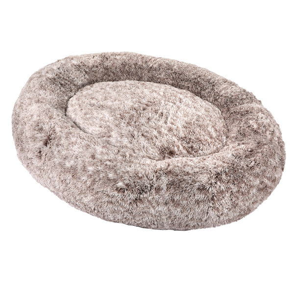  1.8m Human Size Pet Bed Fluffy Brown