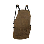 Waxed Canvas Tool Apron Adjustable Workshop