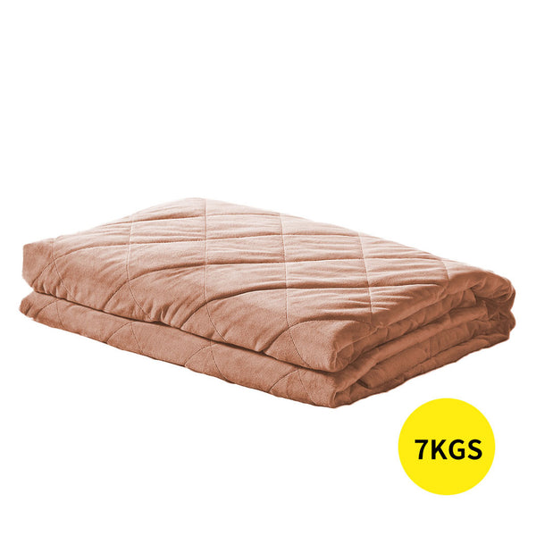  7KG Anti Anxiety Weighted Blanket Pink 7KGS