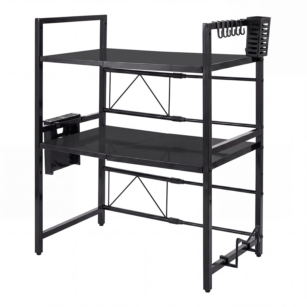 3 Tier Microwave Shelf Adjustable Kitchen Rack | HomeAndLivi - 2