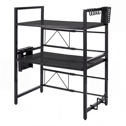3 Tier Microwave Shelf Adjustable Kitchen Rack | HomeAndLivi - 2
