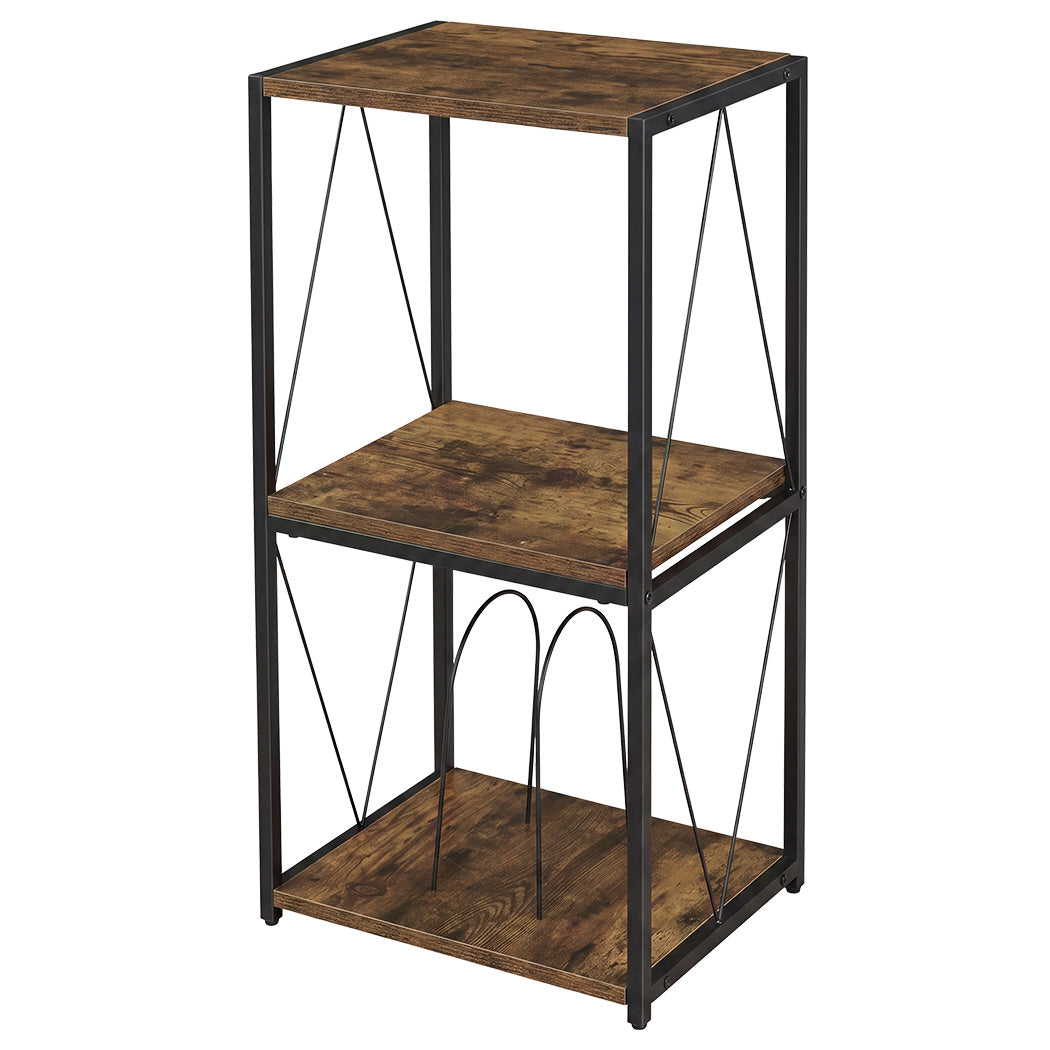 Vinyl Record Stand Black 16x16x0.8cm