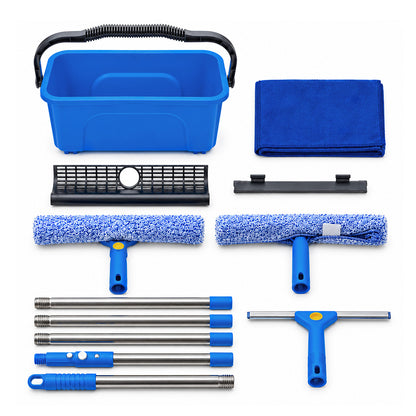 Window Cleaning Kit With Extendable Pole 42x23x18.5cm