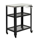 Outdoor Kitchen Cart BBQ Trolley Stainless Steel | HomeAndLiving
