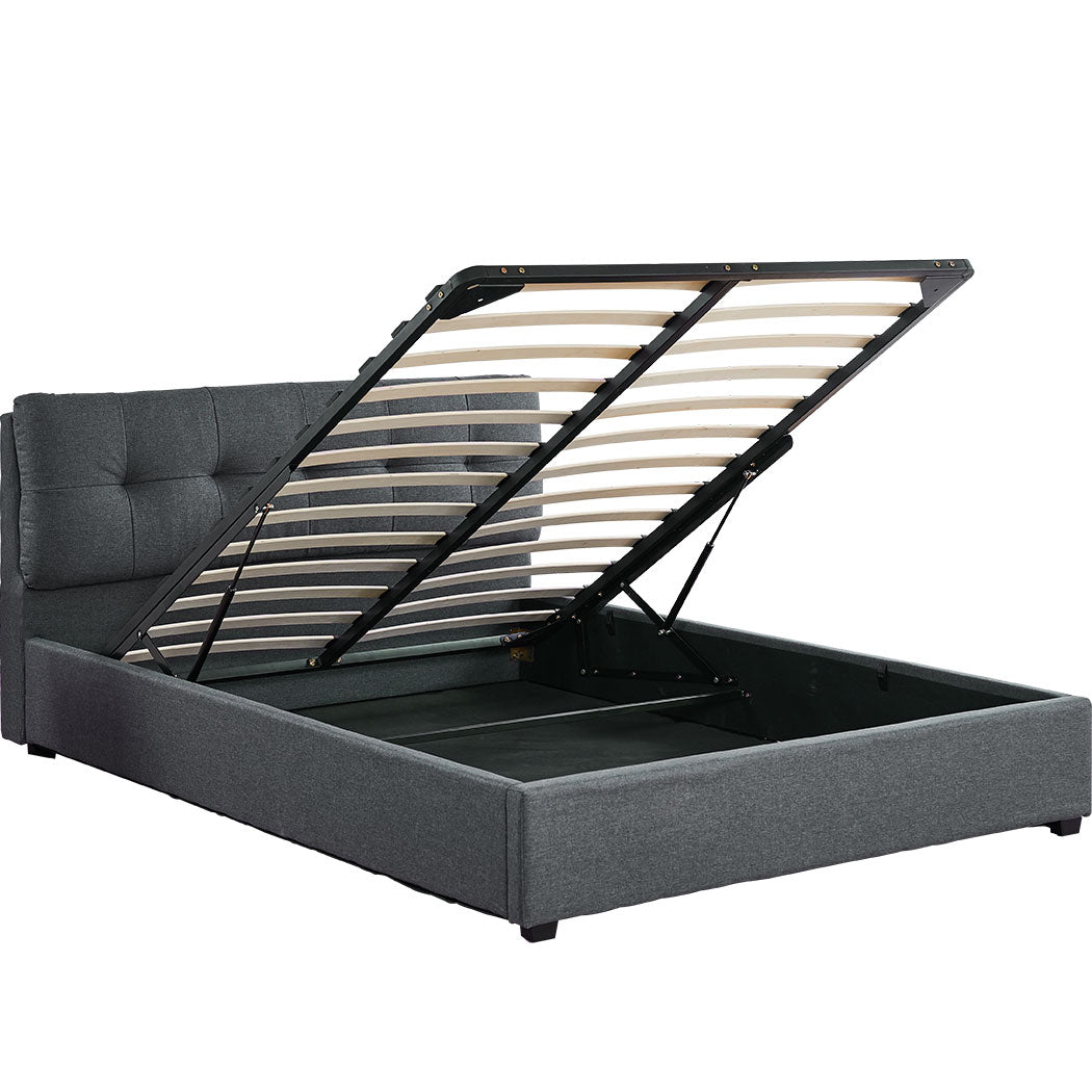 Bed Frame Queen Size Gas Lift