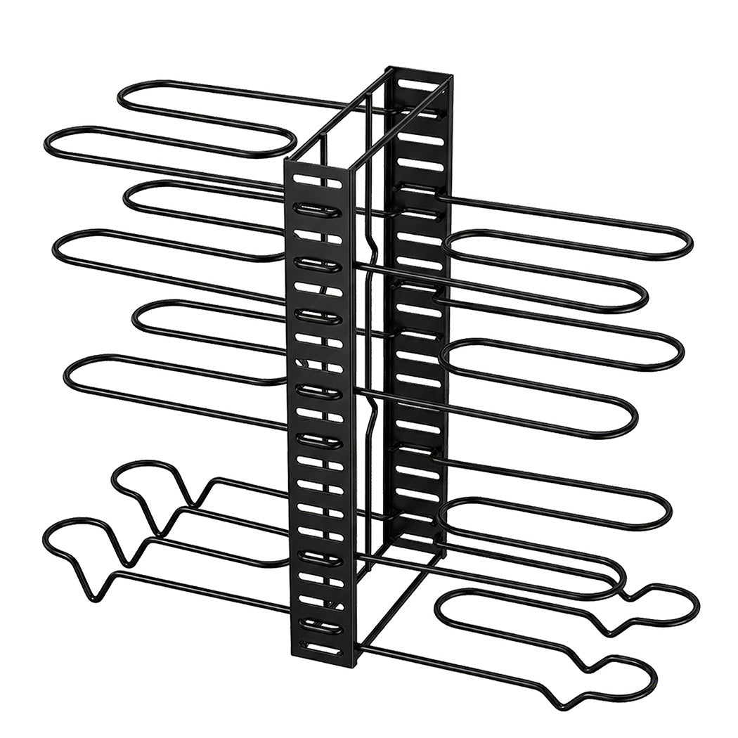 8 Tier Pot Rack Organiser Pan Holder | HomeAndLiving - 2