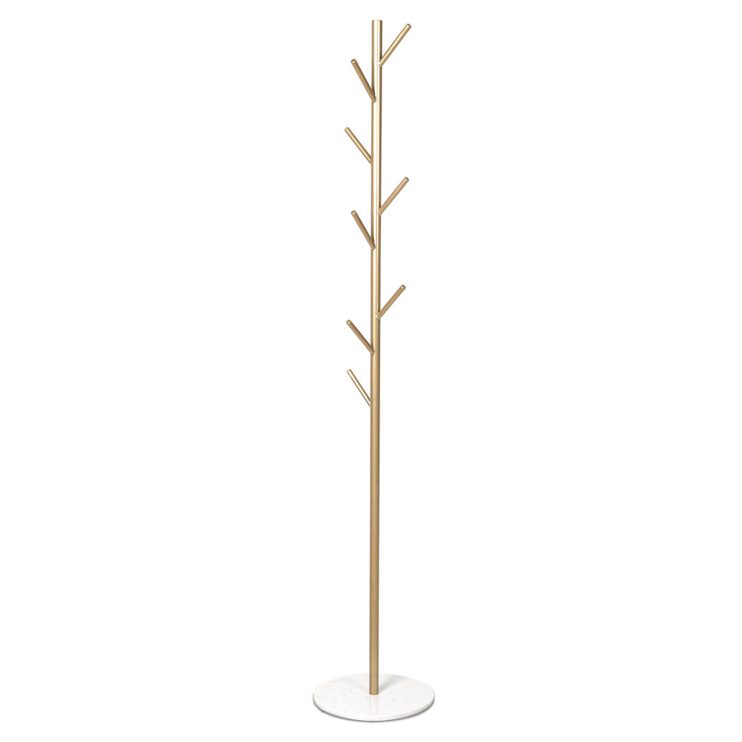 Coat Rack Hat Clothes Stand Hanger Gold