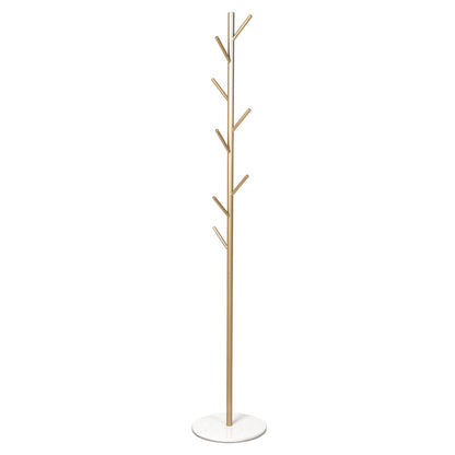 Coat Rack Hat Clothes Stand Hanger Gold