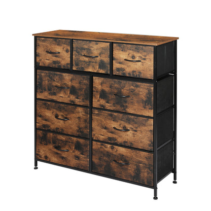Storage Cabinet Tower Brown Fold 100x30x99cm