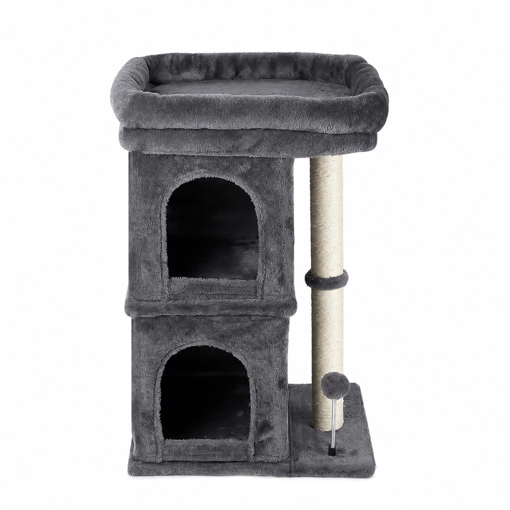 Cat Tree Tower Dark Grey 47x43cm