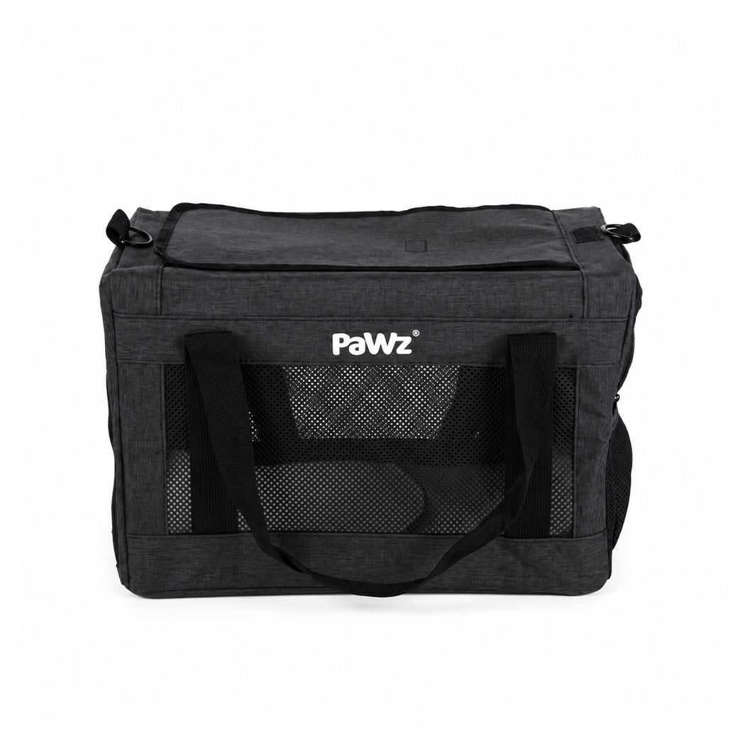 Cat Carrier Airline Approved Black 42x23x28cm