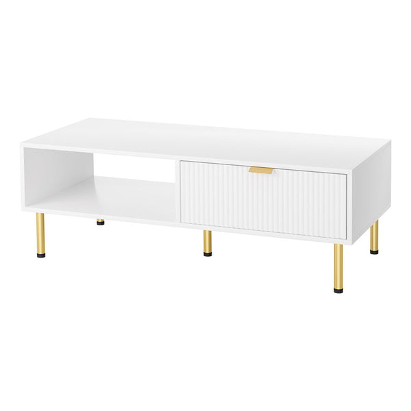  Minimalist 110cm Coffee Table  Multipurpose Use Classic Durable