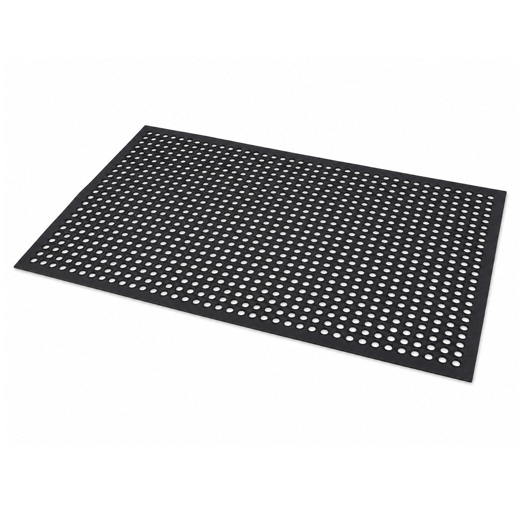 Anti Fatigue Mat Non Slip Black 150x90cm