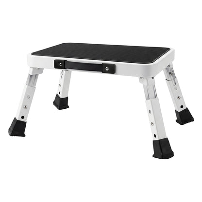 Folding Aluminium Step Stool 150kg Adjustable | HomeAndLiving