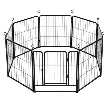 Metal Dog Playpen Foldable 56x60cm