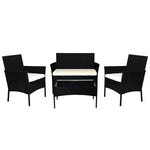 4PCS Outdoor Furniture Setting