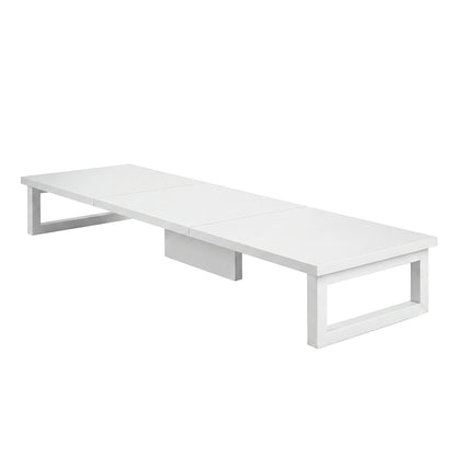 Levede Dual Monitor Stand Riser Desk Laptop Computer Organizer Laptop Shelf 90cm
