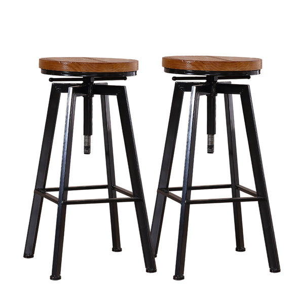  2x Bar Stools Industrial Kitchen