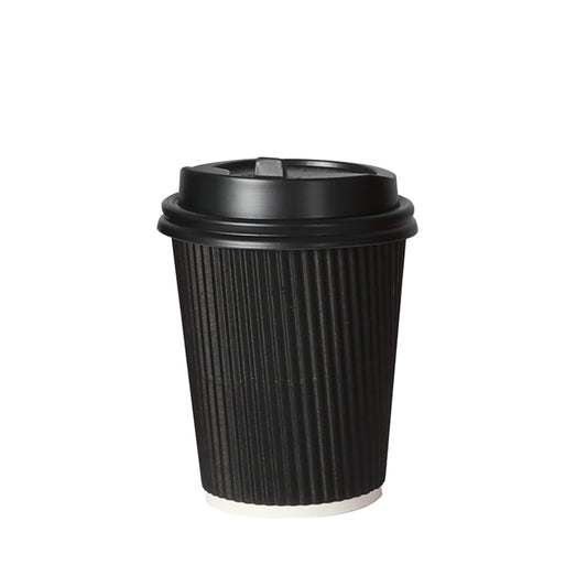 Disposable Coffee Cups Triple Wall Insulated 8oz - 200 Pack